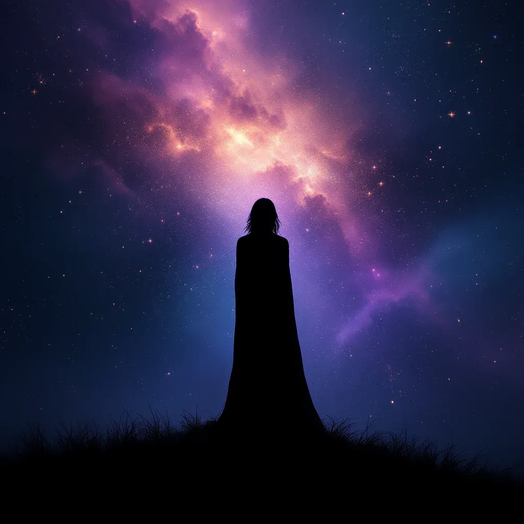 Siyah Oğul — Uzakta Olan Oğlunun Geldiğini sembolünün siyah oğul varyantını temsil eden cosmic mini görsel.