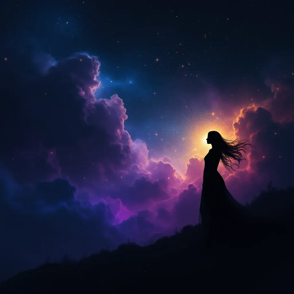 Siyah Saçını Kesmek — Saçını Kesmek sembolünün siyah saçını kesmek varyantını temsil eden cosmic mini görsel.