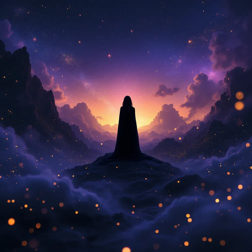 Siyah Tabir Defteri — Dini Rüya Tabiri sembolünün siyah tabir defteri varyantını temsil eden cosmic mini görsel.