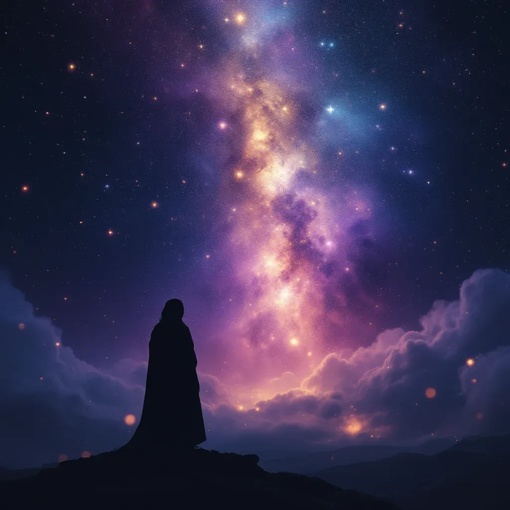 Siyah Tabir — Islami Rüya Tabiri sembolünün siyah tabir varyantını temsil eden cosmic mini görsel.