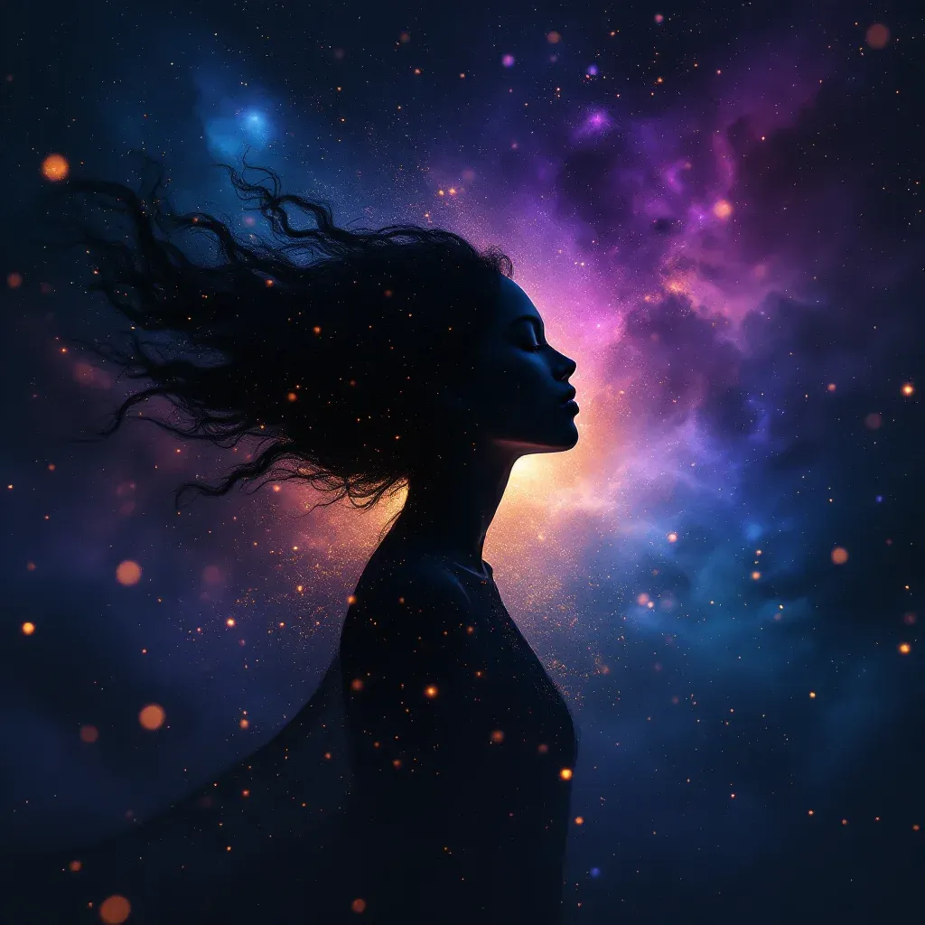 Siyah Tenli Anadan Doğma Erkek — Anadan Doğma Erkek sembolünün siyah tenli anadan doğma erkek varyantını temsil eden cosmic mini görsel.
