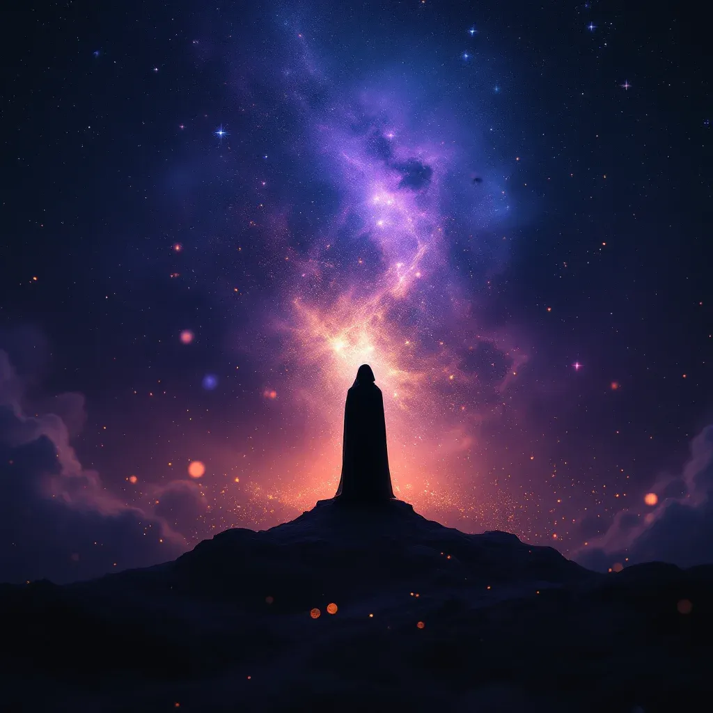 Siyah Tonlar — Kürtaj Olmak sembolünün siyah tonlar varyantını temsil eden cosmic mini görsel.
