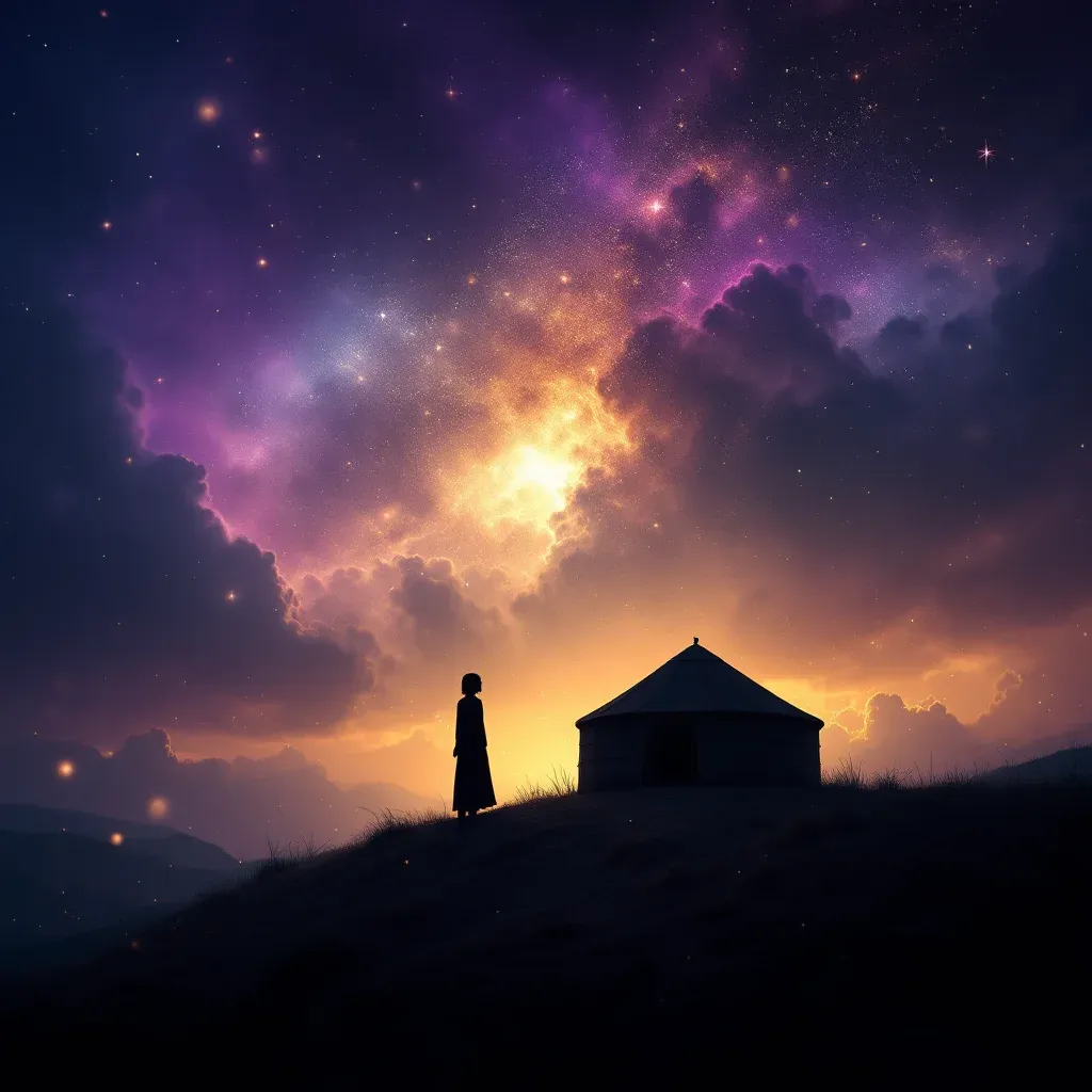 Siyah Ülkeye Gitmek — Yurt Dışına Gitmek sembolünün siyah ülkeye gitmek varyantını temsil eden cosmic mini görsel.