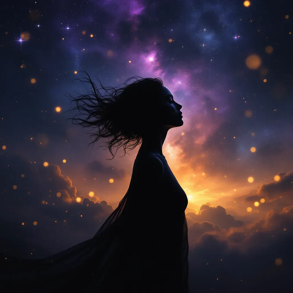 Siyah veya Koyu Deniz — Ruyada Denize Girmek sembolünün siyah veya koyu deniz varyantını temsil eden cosmic mini görsel.