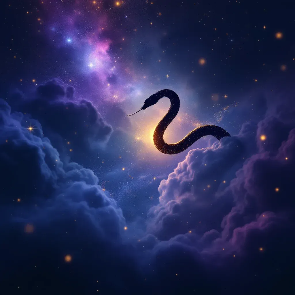 Yeşil Yılan — Yılan sembolünün yeşil yılan varyantını temsil eden cosmic mini görsel.